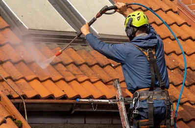Démoussage et hydrofuge de toiture à Pitgam